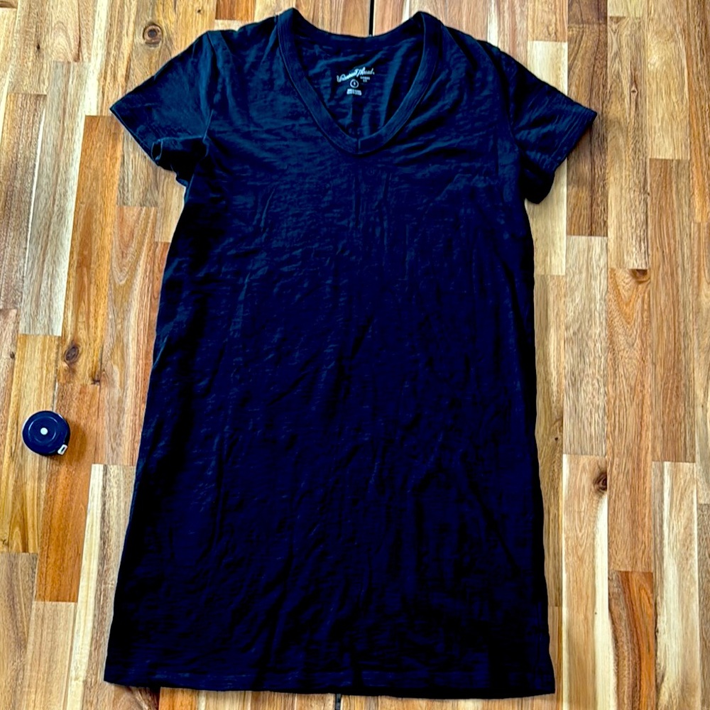 Women's Black V-Neck T-Shirt